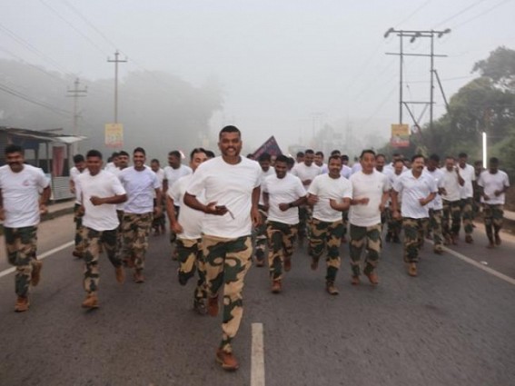 To mark 60th BSF Raising day, 5 blood donation camps conducted by BSF Tripura To mark 60th BSF Raising day, 5 blood donation camps conducted by BSF Tripura